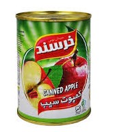 خرسند کمپوت سیب فلزی 350 گرمی